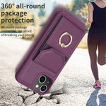 BF29 Custodia per telefono con porta carte per organo, For iPhone 14 Plus, For iPhone 14 / 13, For iPhone 14 Pro, For iPhone 14 Pro Max