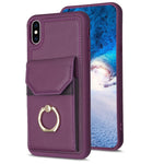 BF29 Custodia per telefono con porta carte per organo, For iPhone X / XS, For iPhone XR, For iPhone XS Max, For iPhone 8 Plus / 7 Plus