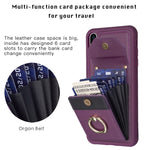 BF29 Custodia per telefono con porta carte per organo, For iPhone X / XS, For iPhone XR, For iPhone XS Max, For iPhone 8 Plus / 7 Plus