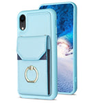 BF29 Custodia per telefono con porta carte per organo, For iPhone X / XS, For iPhone XR, For iPhone XS Max, For iPhone 8 Plus / 7 Plus