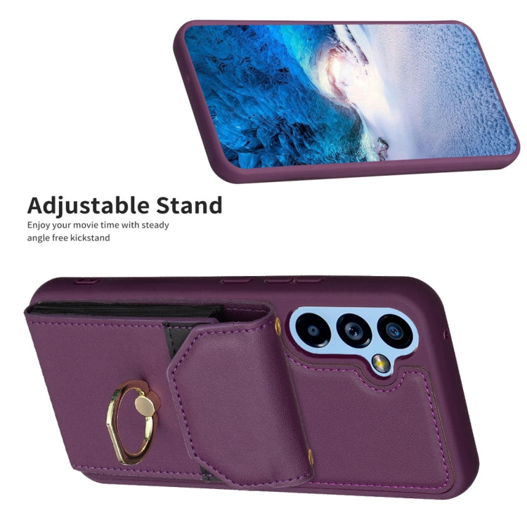 Custodia portafoglio per Samsung Galaxy A14 4G/5G in PU e TPU