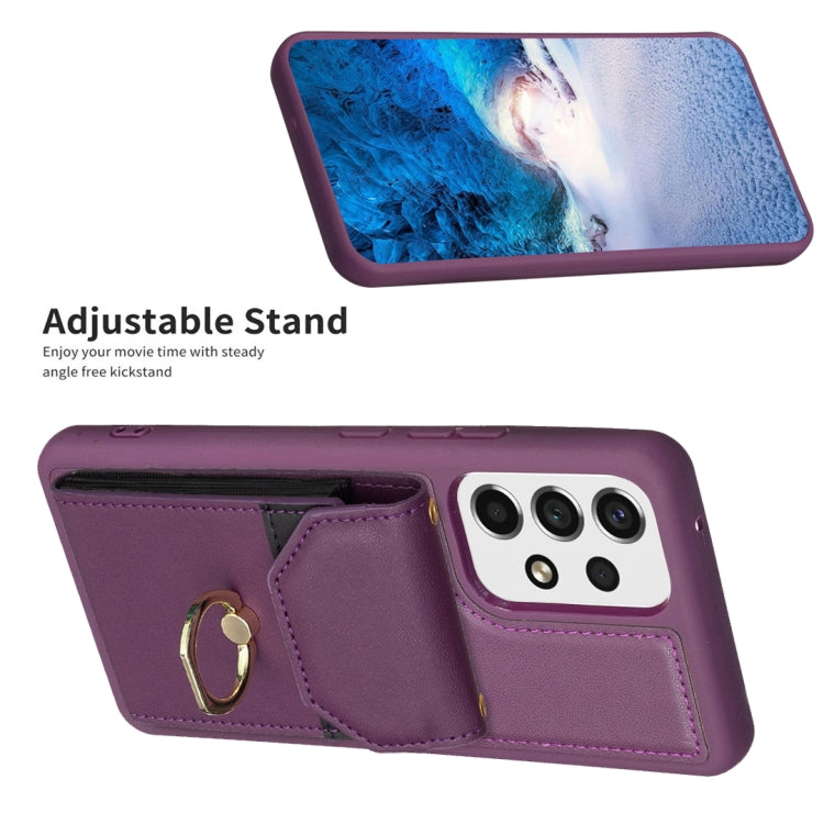 Custodia portafoglio Samsung Galaxy S22 Ultra 5G in PU e TPU