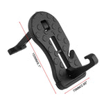 BF013-BK Mini pedale per scaletta pieghevole in alluminio con gancio per gradino per porta automobilistica per camion Jeep SUV WP, BF013-BK