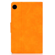 Custodia in pelle a conchiglia orizzontale in pelle bovina con supporto e slot per schede e funzione Sleep / Wake-up, For Huawei MatePad T8, For Lenovo M10 Plus TB-X606F
