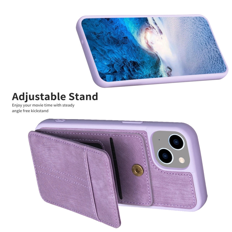 BF28 Custodia per telefono con sacchetto per carte satinato con supporto, For iPhone 14 Plus, For iPhone 14 / 13, For iPhone 14 Pro, For iPhone 14 Pro Max, For iPhone SE 2022 / 2020 / 8 / 7 / 6
