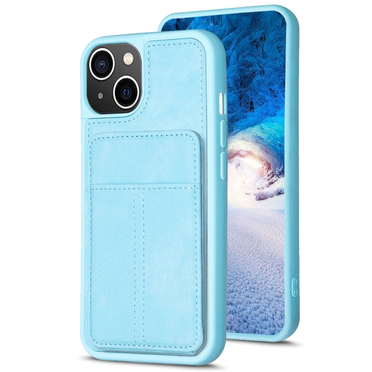 BF28 Custodia per telefono con sacchetto per carte satinato con supporto, For iPhone 14 Plus, For iPhone 14 / 13, For iPhone 14 Pro, For iPhone 14 Pro Max, For iPhone SE 2022 / 2020 / 8 / 7 / 6