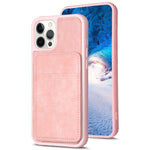 BF28 Custodia per telefono con sacchetto per carte satinato con supporto, For iPhone 14 Plus, For iPhone 14 / 13, For iPhone 14 Pro, For iPhone 14 Pro Max, For iPhone SE 2022 / 2020 / 8 / 7 / 6