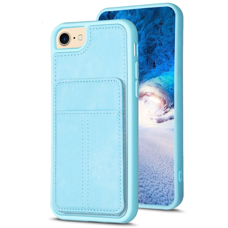 BF28 Custodia per telefono con sacchetto per carte satinato con supporto, For iPhone 14 Plus, For iPhone 14 / 13, For iPhone 14 Pro, For iPhone 14 Pro Max, For iPhone SE 2022 / 2020 / 8 / 7 / 6