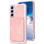 BF28 Custodia per telefono con sacchetto per carte satinato con supporto, For Samsung Galaxy A52, For Samsung Galaxy S21 5G, For Samsung Galaxy S21+ 5G, For Samsung Galaxy S21 Ultra 5G
