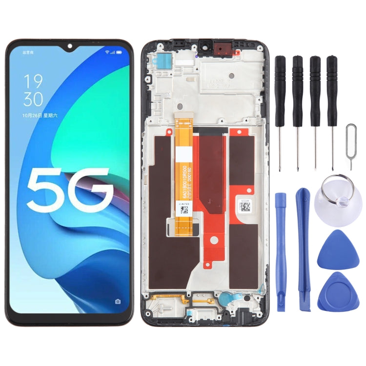 Schermo LCD OEM per digitalizzatore assemblaggio completo con cornice, For OPPO A55 5G, For OPPO A15s, For OPPO K7x, For OPPO A53 5G, For OPPO A15, For OPPO A53s 4G, For OPPO A73 5G, For OPPO A33 2020, For OPPO A32 4G, For OPPO A53 4G, For OPPO A72 4G