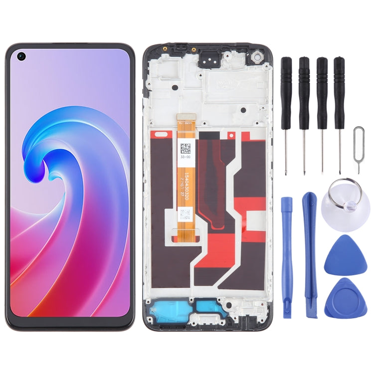 Schermo LCD OEM per digitalizzatore assemblaggio completo con cornice, For OPPO A55 5G, For OPPO A15s, For OPPO K7x, For OPPO A53 5G, For OPPO A15, For OPPO A53s 4G, For OPPO A73 5G, For OPPO A33 2020, For OPPO A32 4G, For OPPO A53 4G, For OPPO A72 4G