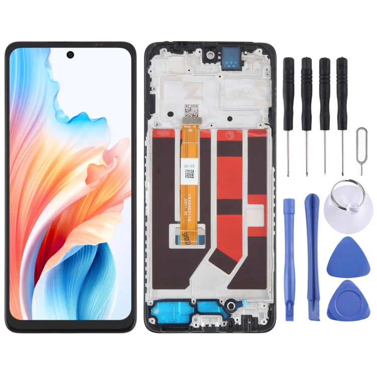 OEM Full Assembly Digitizer LCD Screen with Frame, For OPPO A2 5G, For OPPO A18 4G, For OPPO A38 4G, For OPPO A58 4G, For OPPO K11X, For OPPO F23 5G, For OPPO A1 5G 2023, For OPPO A1x, For OPPO A56s, For OPPO A58x 5G, For OPPO A77 4G