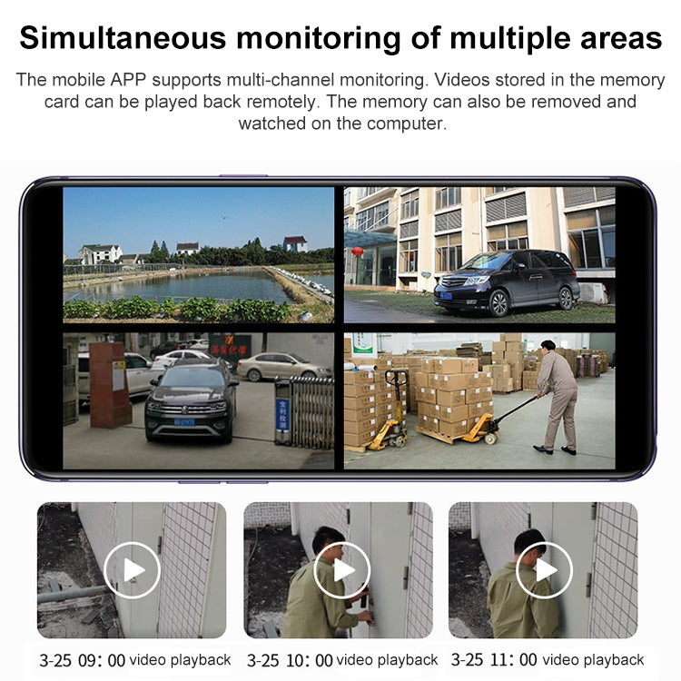 Telecamera IP WiFi esterna 8MP HD IP66 con visione notturna