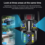 Telecamera IP WiFi esterna 8MP HD IP66 con visione notturna