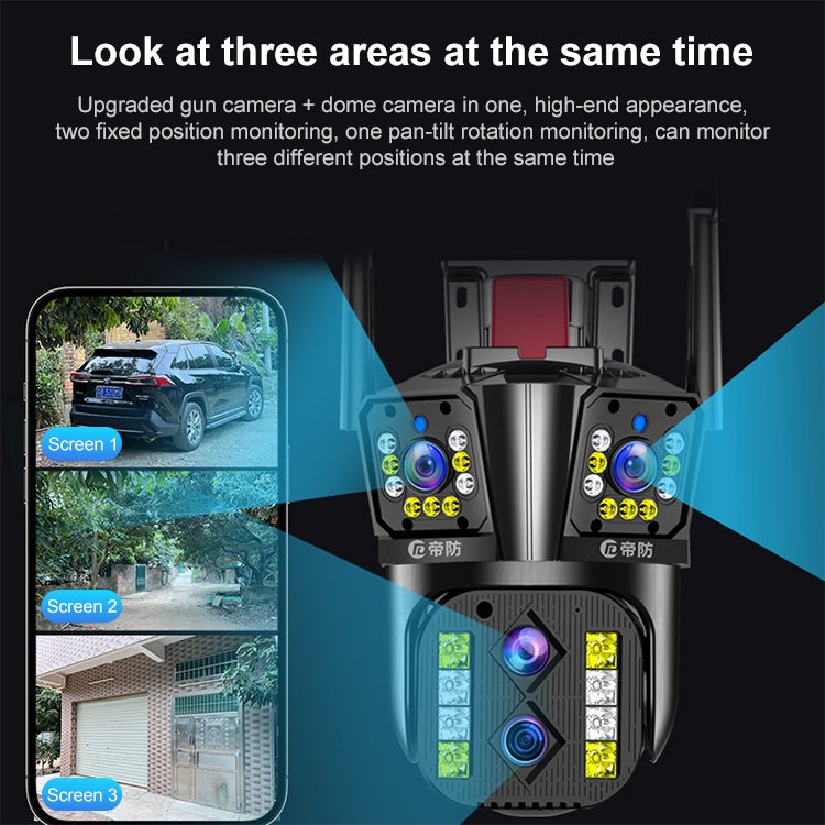 Telecamera IP WiFi esterna 8MP HD IP66 con visione notturna