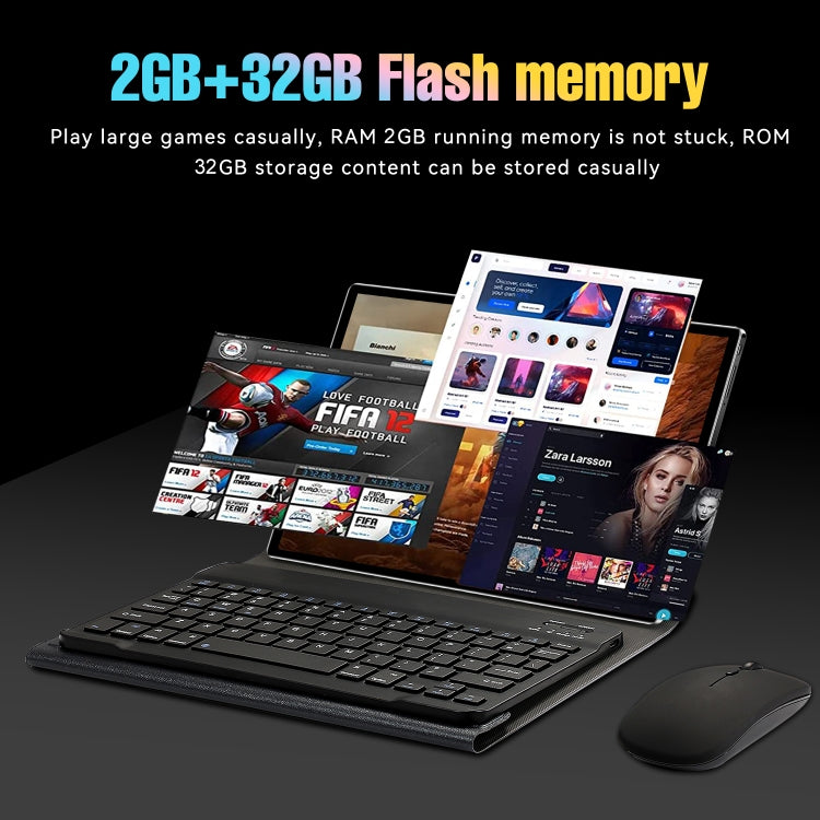 Pad 6 Pro Tablet PC 3G da 10,1 pollici, Android 7.0 MTK6735 Octa Core, supporto doppia SIM, WiFi, Bluetooth, GPS, Pad 6 Pro 2GB+32GB