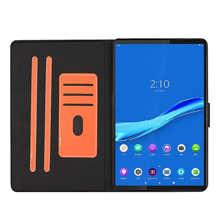 Custodia in pelle flip orizzontale tinta unita con slot per schede e supporto e funzione Sleep / Wake-up, For Lenovo Tab M10 Plus, For Samsung Galaxy Tab S6 Lite (P610/615), For Samsung Galaxy Tab A 8.0 T350/T355C, For Samsung Galaxy Tab A 9.7 T550/T555C