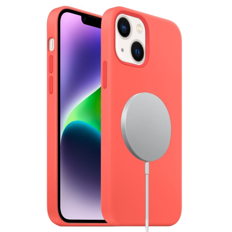 Custodia MagSafe silicone liquido per iPhone 15 Plus