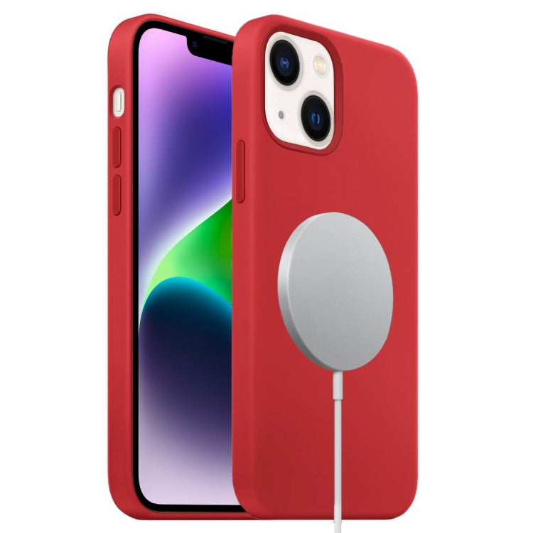 Custodia MagSafe silicone liquido per iPhone 15 Plus