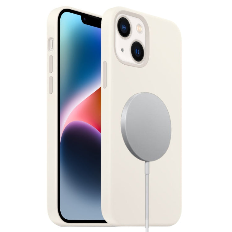 Custodia MagSafe silicone liquido per iPhone 15 Plus