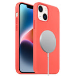 Custodia MagSafe silicone liquido per iPhone 15 Plus
