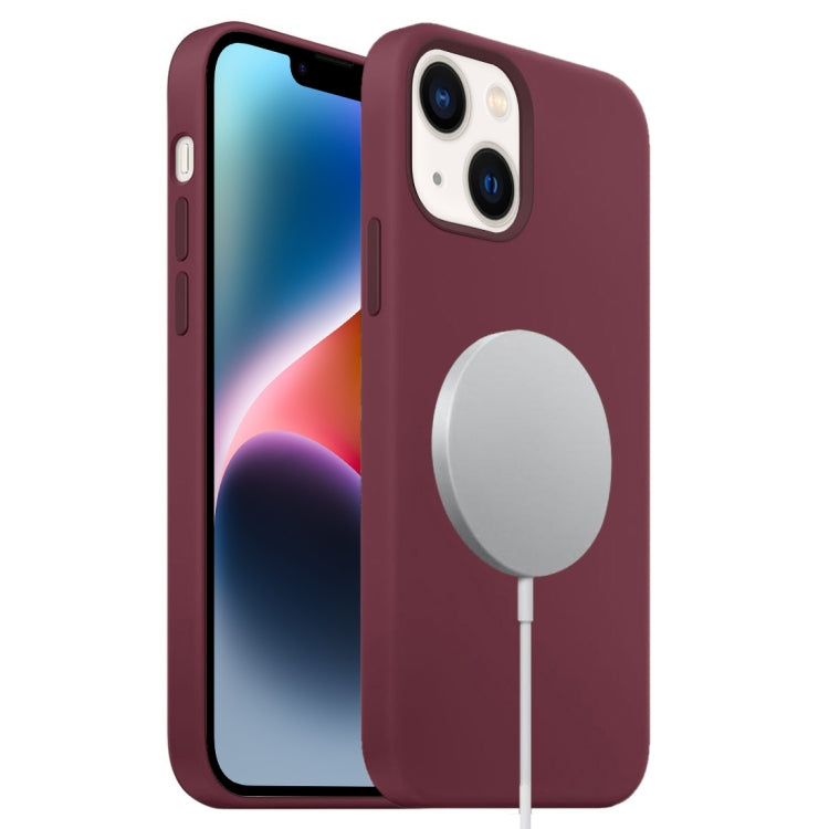 Custodia MagSafe silicone liquido per iPhone 15 Plus