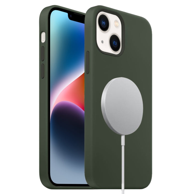 Custodia MagSafe silicone liquido per iPhone 15 Plus
