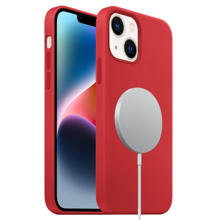 Custodia MagSafe silicone liquido per iPhone 15 Plus