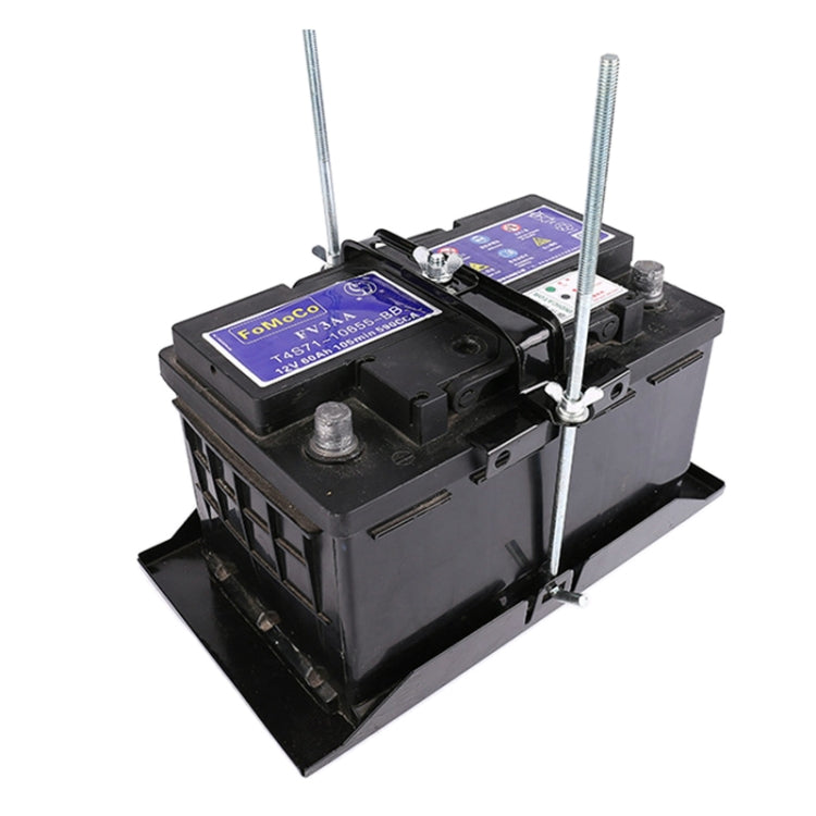 Supporto per batteria universale per auto Supporto fisso per batteria regolabile + vassoio di base, 28.5cm Base + 19cm Bracket, 28.5cm Base + 23cm Bracket, 28.5cm Base + 27cm Bracket, 34.5cm Base + 19cm Bracket, 34.5cm Base + 23cm Bracket              ...