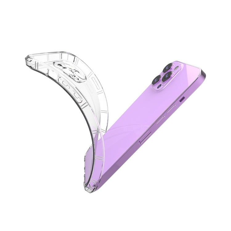 Custodia per telefono in TPU anticaduta a doppio osso con lato dritto, For iPhone 15 Pro Max, For iPhone 15 Pro, For iPhone 15 Plus, For iPhone 15