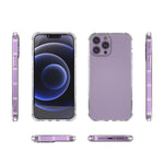 Custodia per telefono in TPU anticaduta a doppio osso con lato dritto, For iPhone 15 Pro Max, For iPhone 15 Pro, For iPhone 15 Plus, For iPhone 15