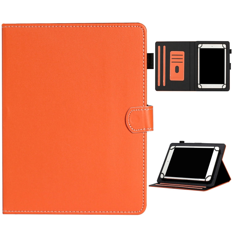Custodia in pelle flip orizzontale tinta unita universale con slot per schede e supporto e slot per penna, For 7 inch, For 8 inch, For 10 inch