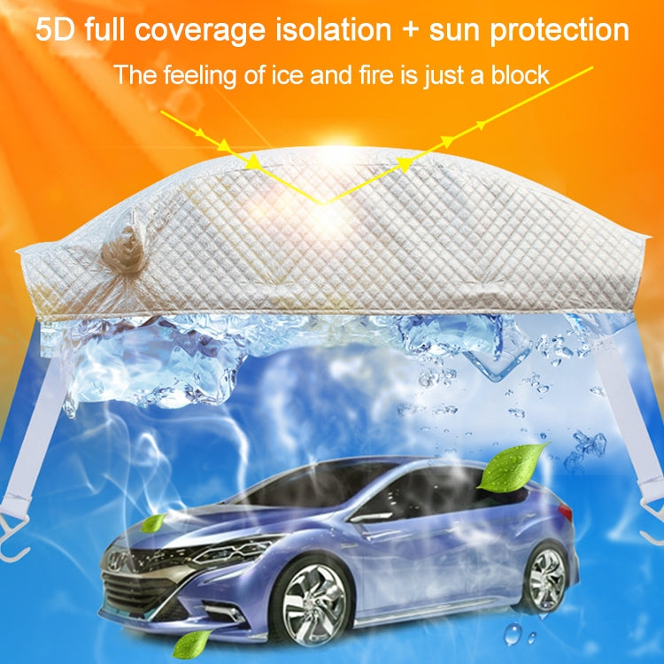 Auto a mezza copertura Abbigliamento per auto Protezione solare Isolamento termico Sun Nisor, Foglio di alluminio, Aluminum Foil 3.6x1.6x1.5m, Aluminum Foil 3.9×1.7×1.5m, Aluminum Foil 4.3×1.8×1.5m, Aluminum Foil 4.3x1.7x1.5m, Aluminum Foil 4.3x1.8x1.6...