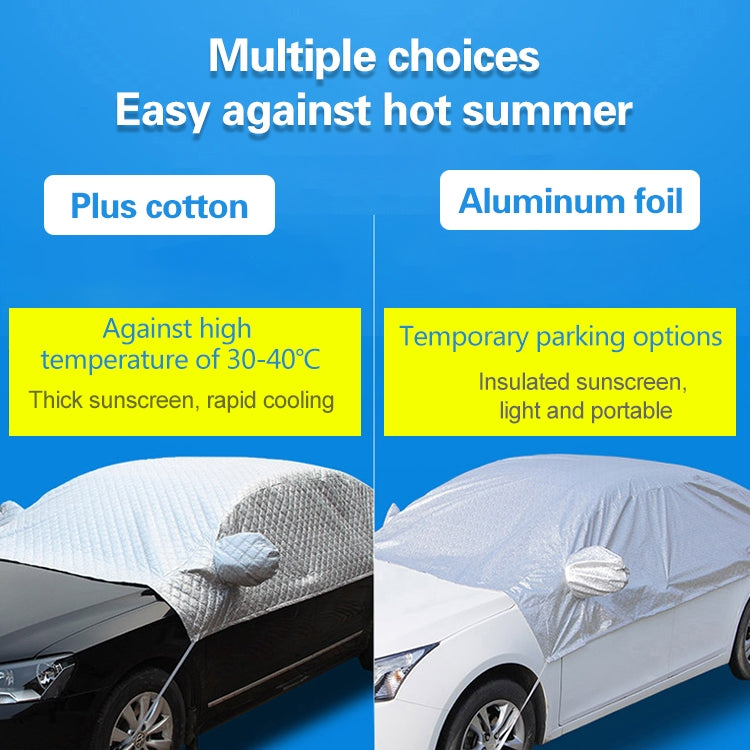 Auto a mezza copertura Abbigliamento per auto Protezione solare Isolamento termico Sun Nisor, Foglio di alluminio, Aluminum Foil 3.6x1.6x1.5m, Aluminum Foil 3.9×1.7×1.5m, Aluminum Foil 4.3×1.8×1.5m, Aluminum Foil 4.3x1.7x1.5m, Aluminum Foil 4.3x1.8x1.6...