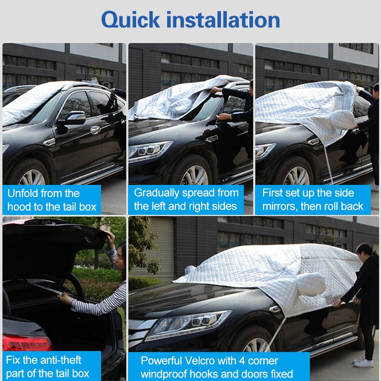 Auto a mezza copertura Abbigliamento per auto Protezione solare Isolamento termico Sun Nisor, Foglio di alluminio, Aluminum Foil 3.6x1.6x1.5m, Aluminum Foil 3.9×1.7×1.5m, Aluminum Foil 4.3×1.8×1.5m, Aluminum Foil 4.3x1.7x1.5m, Aluminum Foil 4.3x1.8x1.6...