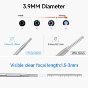 C02 Paletta auricolare visibile con schermo da 4,5 pollici, C02 3.9mm