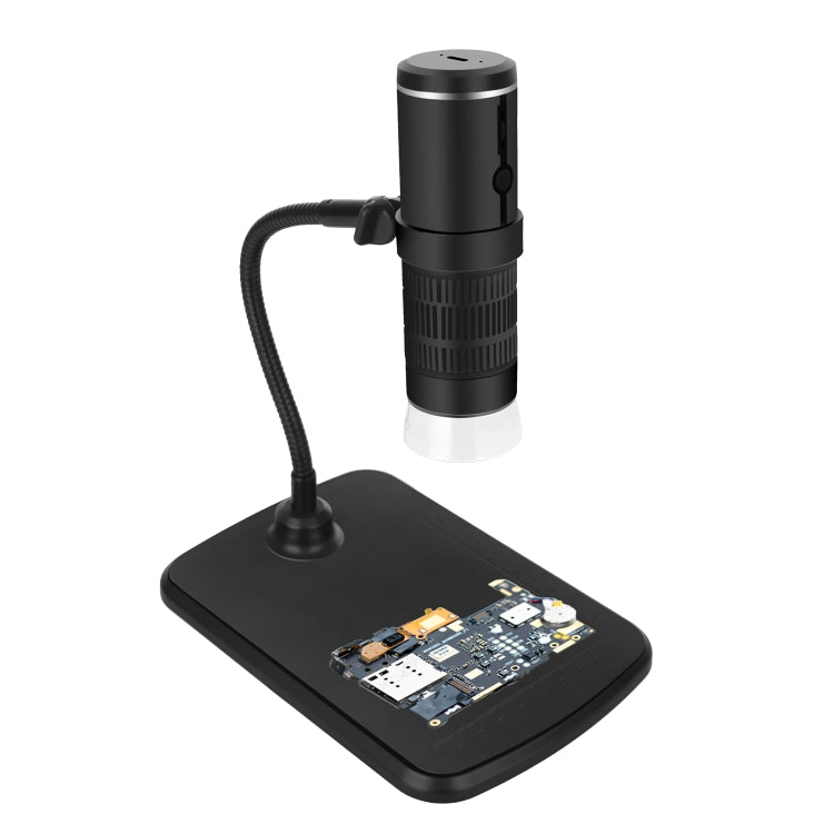 Microscopio digitale WiFi F210 1000X con staffa per tubo elicoidale, F210 Black