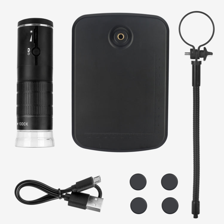 Microscopio digitale WiFi F210 1000X con staffa
