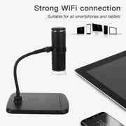Microscopio digitale WiFi F210 1000X con staffa per tubo elicoidale, F210 Black