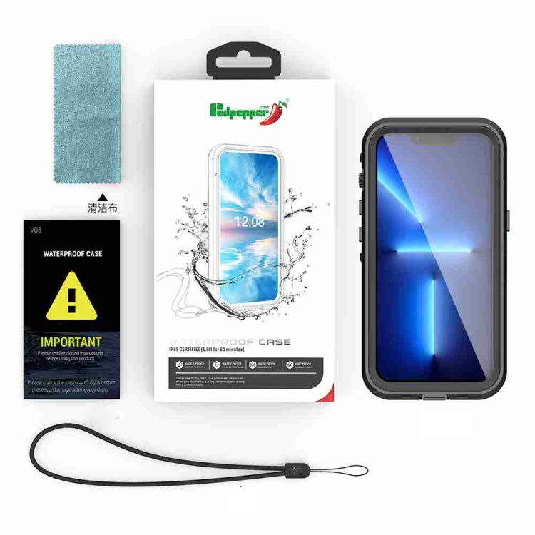 Custodia per telefono MagSafe impermeabile RedPepper IP68, For iPhone 15 Pro Max, For iPhone 15 Pro, For iPhone 15 Plus, For iPhone 15