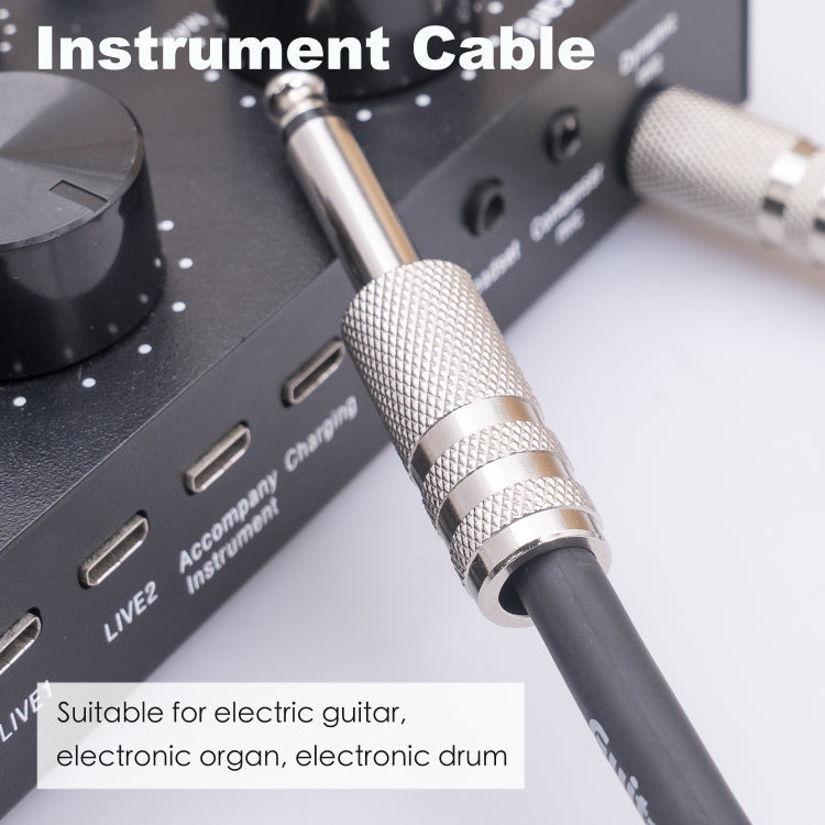 Cavo audio mono 6,35 mm per chitarra elettrica 1-10 m