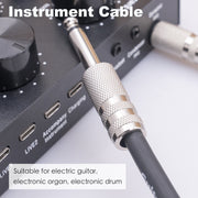 Cavo audio per chitarra elettrica mono 6,35 mm 1-10 m