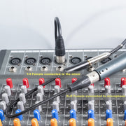 Cavo conversione audio 6,35 mm femmina a XLR femmina 0,3 m