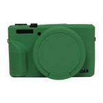 Custodia protettiva in morbido silicone con copriobiettivo, For Canon PowerShot G7 X Mark III / G7X3