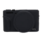 Custodia protettiva in morbido silicone con copriobiettivo, For Canon PowerShot G7 X Mark III / G7X3
