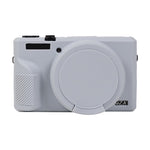Custodia protettiva in morbido silicone con copriobiettivo, For Canon PowerShot G7 X Mark III / G7X3