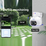 Telecamera sicurezza ESCAM PT304 HD 4MP WiFi con allarme