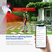 ESCAM PT304 HD 4MP Rilevamento umanoide Tracciamento Connessione WiFi Allarme sonoro Visione notturna intelligente Telecamera H.265, US Plug, AU Plug, EU Plug, UK Plug