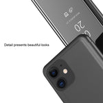 Custodia in pelle flip orizzontale per smartphone