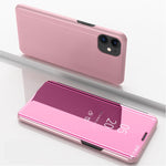 Custodia in pelle flip orizzontale per smartphone